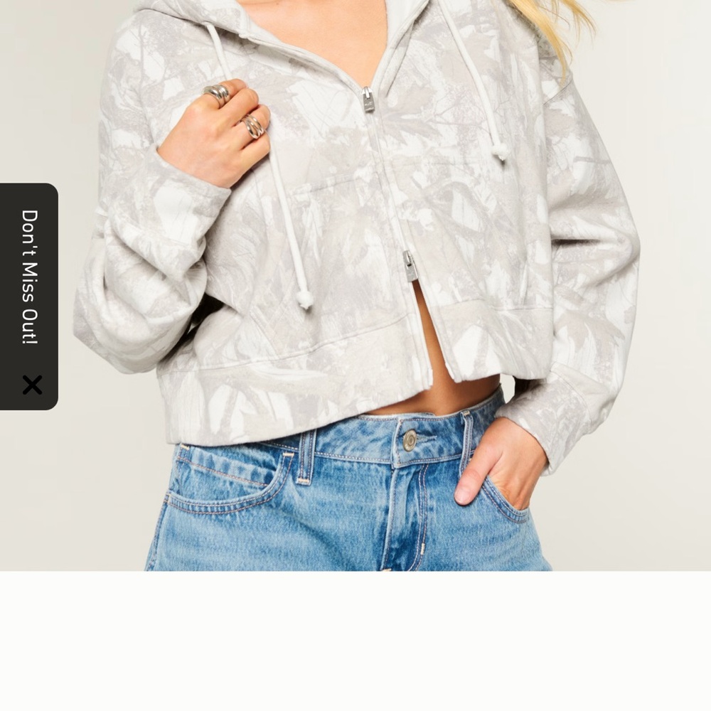 Hollister Oversized Camo Hoodie